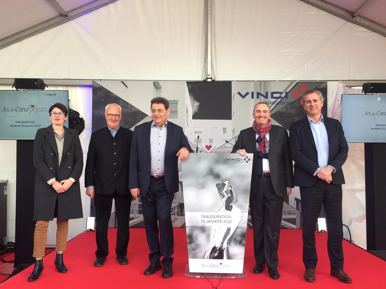 Photo Inauguration As de coeur Villeurbanne